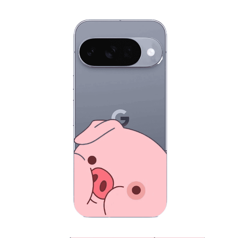 Google Pixel 10 Piggy 2 Transparent Silicone TPU Θήκη